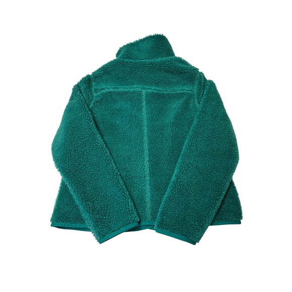 NWT LL Bean Sherpa Fleece Jacket Emerald Spruce Green 516759 Womens XS PET - Picture 6 of 9